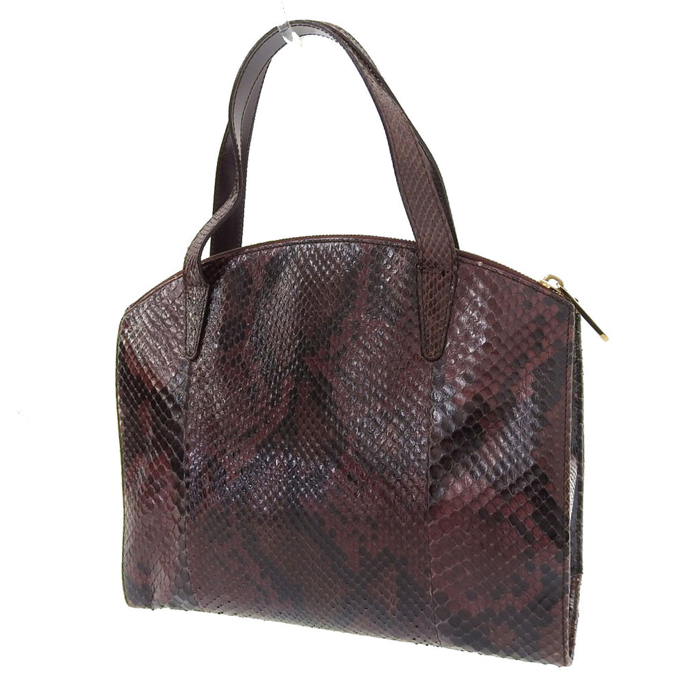 Gucci Python Handbag Bordeaux Shoulder Bag